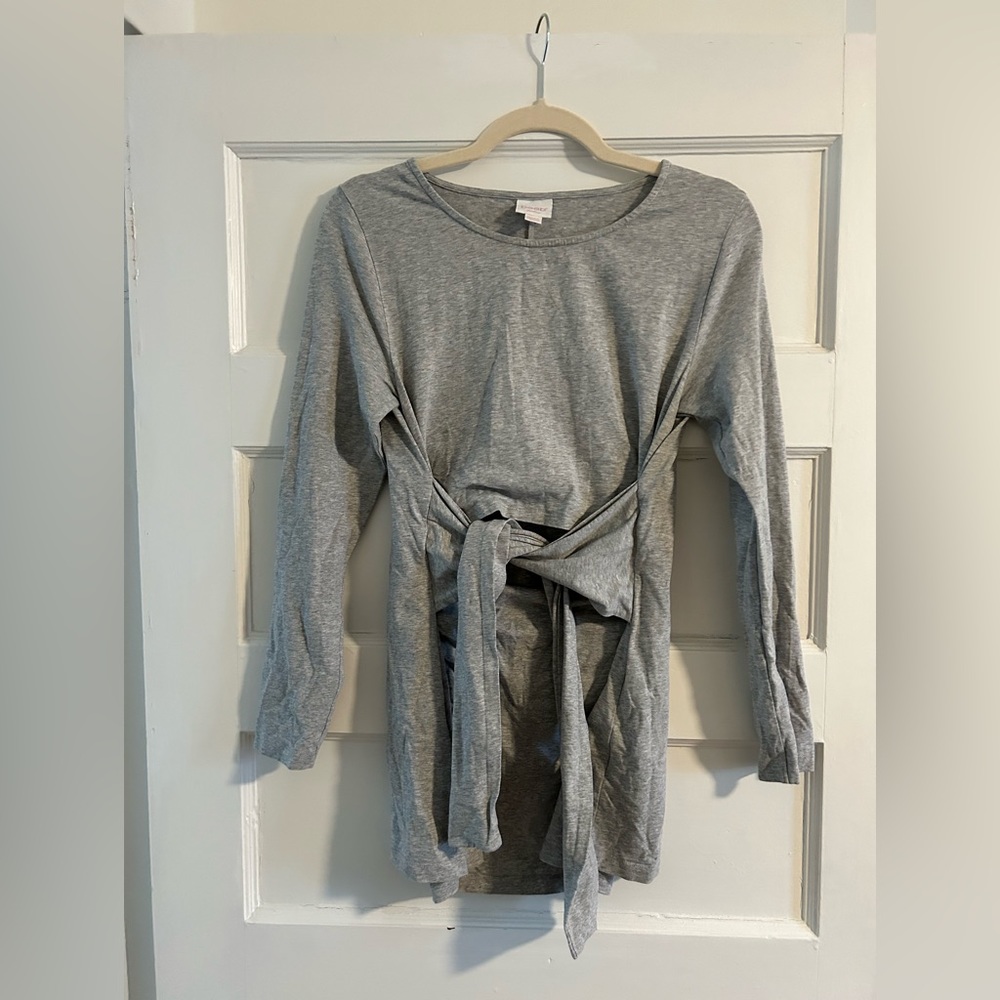 Boob Design Maternity/Nursing Top with Front Tie - medium